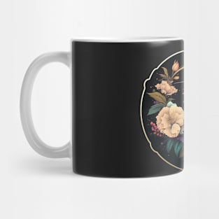 Hummingbird and Flowers Mug